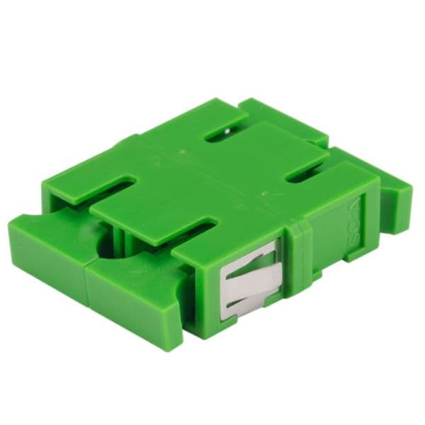 Dynamix DYNAMIX Adapter SCA Duplex SM Green Flangeless, Zirconia Ceramic Sleeve A-FXSCAPC-DSM