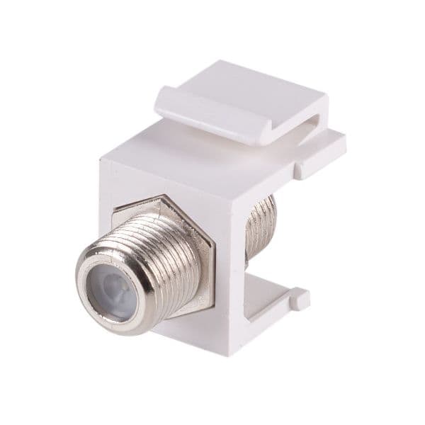 Dynamix DYNAMIX F to F Keystone Adapter Female Connectors on the Front and AVP-FCONN