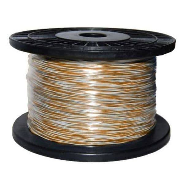 Dynamix DYNAMIX 250m Orange & White Jumper Cable Roll Copper: 0.5mm C-JW-OW