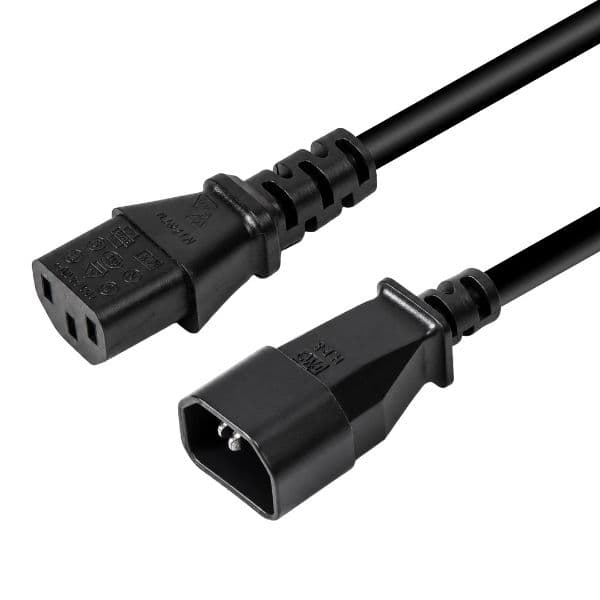 Dynamix DYNAMIX 1.8M IEC Male to Female 10A SAA Approved Power Cord. C-POWERC-X