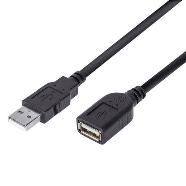 Dynamix DYNAMIX 1m USB 2.0 Cable USB-A Male to USB-A Female Connectors. C-U2-1