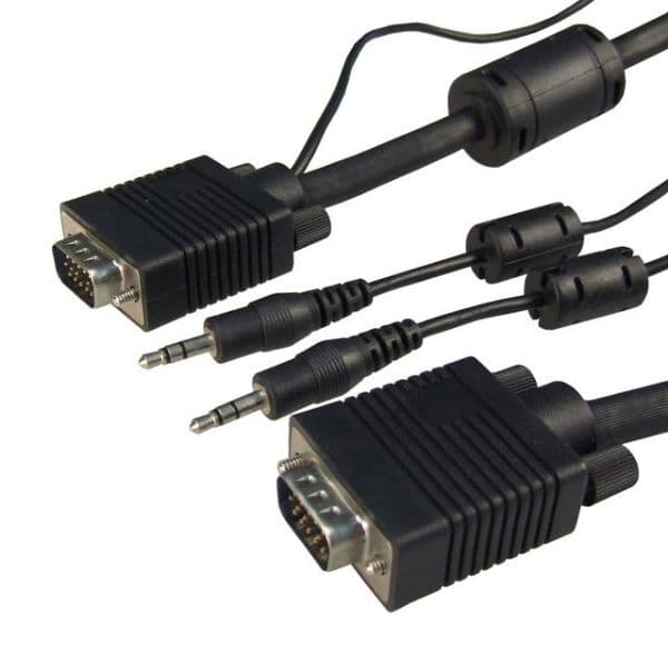 Dynamix DYNAMIX 3m VGA Male/Male Cable with 3.5mm Male/Male Audio C-VABK-MM3