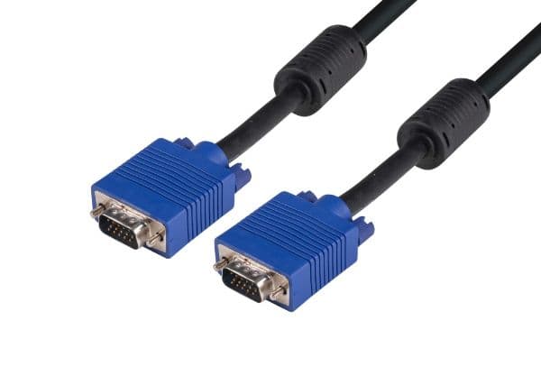 Dynamix DYNAMIX 3m VESA DDC1 & DDC2 VGA Male/Male Cable - Moulded, C-VDDCBK-MM3
