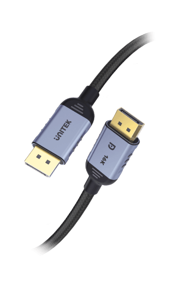 Unitek UNITEK 1m DisplayPort V2.1 Cable. Supports 16K@60Hz, 8K@120Hz, & C1626GY-1M