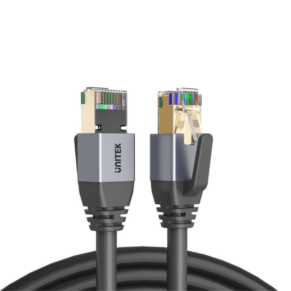 Unitek UNITEK 5M CAT8 Black SSTP 26AWG Ethernet Patch Lead in PVC Jacket. C18149AGY03-5M