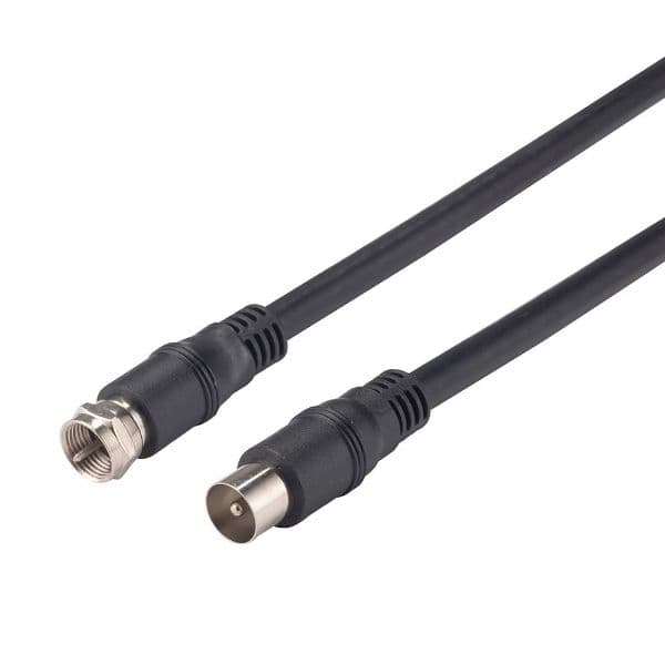 Dynamix DYNAMIX 2m RF PAL Male to F-Type Male Coaxial Cable CA-FRF-2