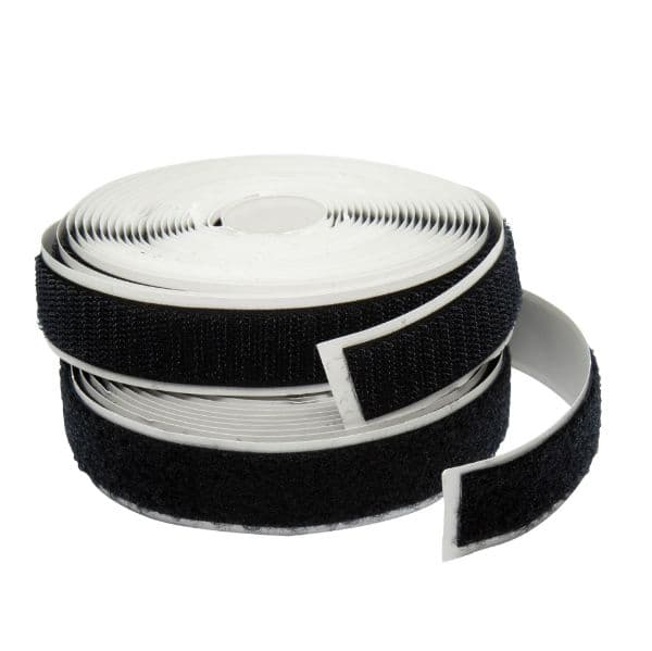 Dynamix DYNAMIX Self Adhesive Hook & Loop Strap. 5M x 20mm, 1x Female & 1x CABSAV20-5