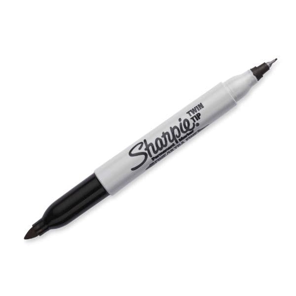 Sharpie Sharpie  Single Twin Tip Permanent Marker with Fine & Ultra-Fine Tips. CD32101PP