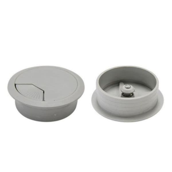Dynamix DYNAMIX 60mm Round Desk Grommet. Easily & Neatly Store your Power, CG60GY
