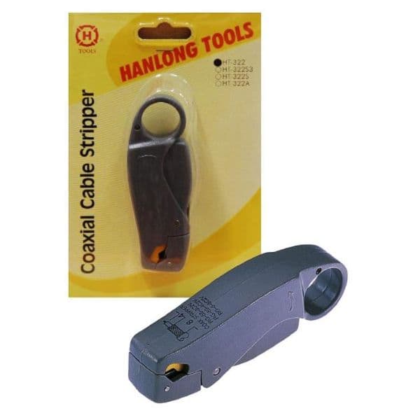 Hanlong HANLONG 3x blade Coaxial Cable Stripper. RG58/59/6 connectors. CT-322