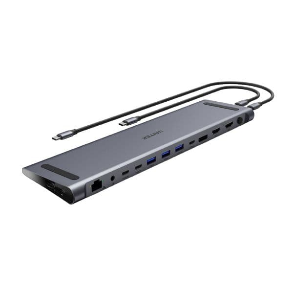 Unitek UNITEK 13-in-1 Multi-Port Triple 4K KVM Docking Station with USB-C D1106A