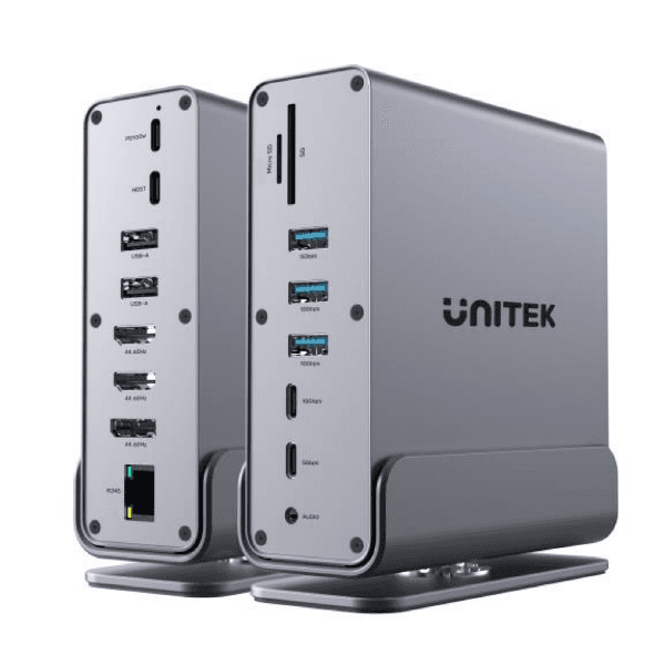 Unitek UNITEK 15-in-1 Universal DisplayLink 4K Docking Station. D1135A