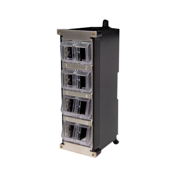 Dynamix DYNAMIX 8-port Unloaded Keystone DIN Rail-Mount Shielded Enclosure DINUKS8P
