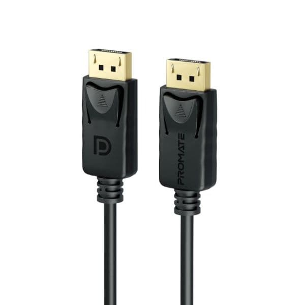 Promate PROMATE 2m 1.4 DisplayPort Cable. Supports HD up to 8K@60Hz. DPLINK-200