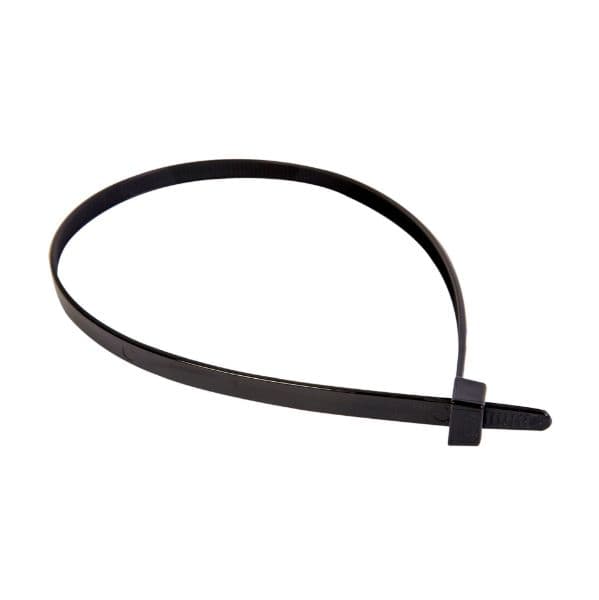 DYNAMIX 3.6 x 200mm UV Black Cable Ties Pack of 1000 180N/18.3kgs DY2003B1000