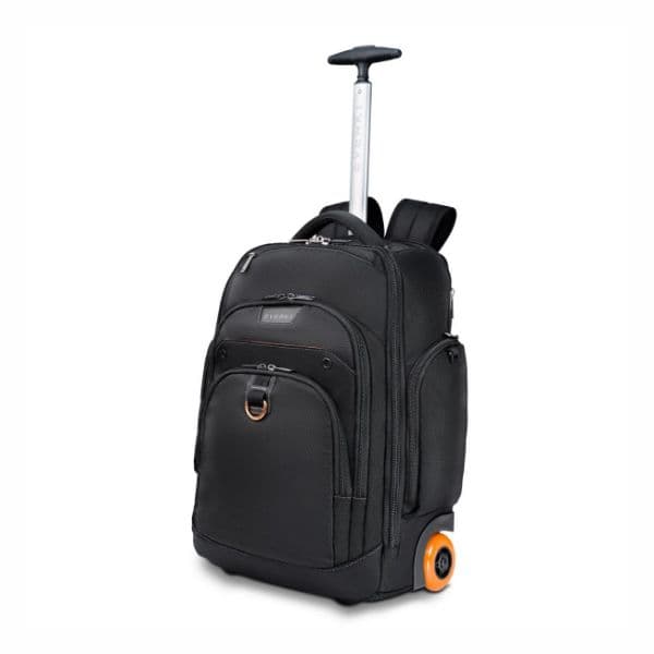 Everki Atlas Wheeled Laptop Backpack. Notebooks 13-17.3''. Felt-Lined IPad/Kindle/Tablet EKP122B-ECO