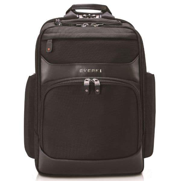 Everki EVERKI Onyx Black Laptop Backpack Up to 15.6'. Travel Friendly, EKP132