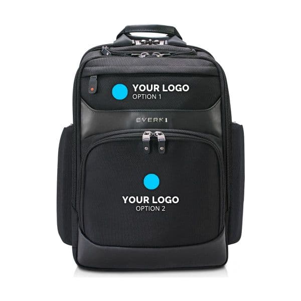Everki Onyx Laptop Backpack With Embroidered Logo MOQ 15 Pcs EKP132-EMB