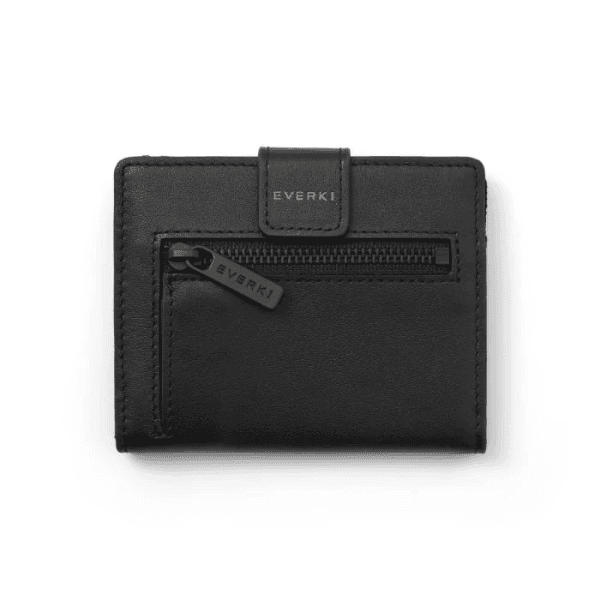 Everki EVERKI Leather RFID Blocking Wallet for Cards, Coins & Bills. Black EKW200