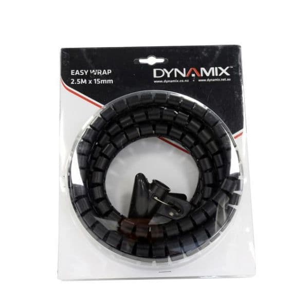 Dynamix DYNAMIX 2.5mx15mm Easy Wrap - Cable Management Solution, Blister EW-15R