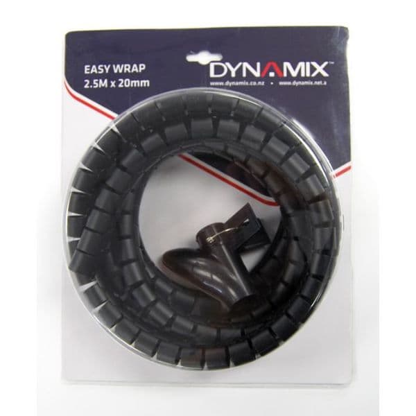 Dynamix DYNAMIX 2.5mx20mm Easy Wrap - Cable Management Solution, Blister EW-20R