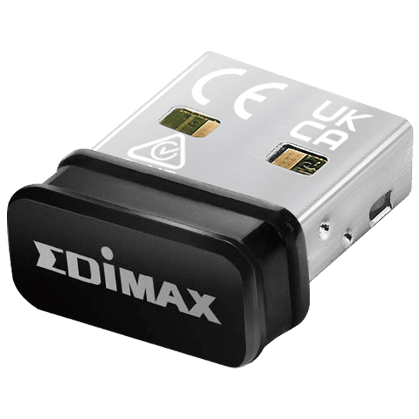 Edimax EDIMAX AC600 Wi-Fi 5 Dual Band Nano USB Adapter. Wireless 802.11b/g/n. EW-7811ULC