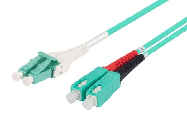 Dynamix DYNAMIX 1M LC to SC OM3 Uniboot Elite Low-loss 50u 3mm Multimode FLUB-LCSC1