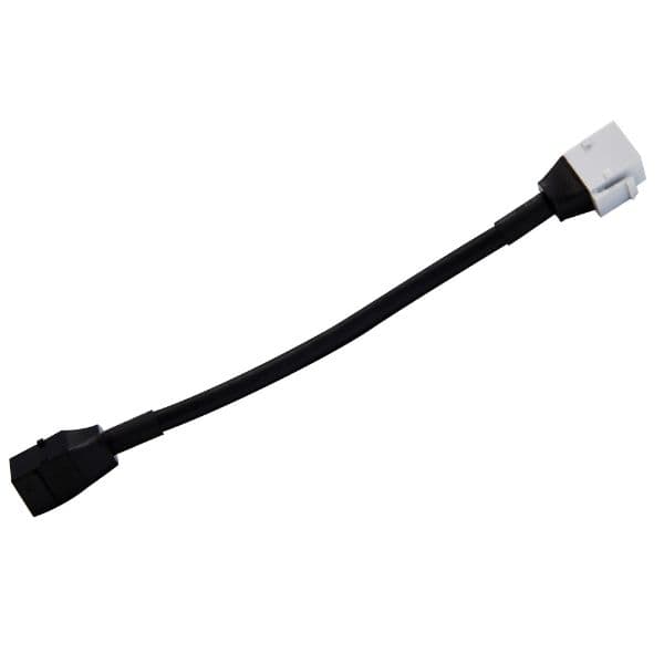 Dynamix DYNAMIX 0.15m HDMI2.0 Keystone Jack, White to Black Pigtail. FP-HDMIKPT