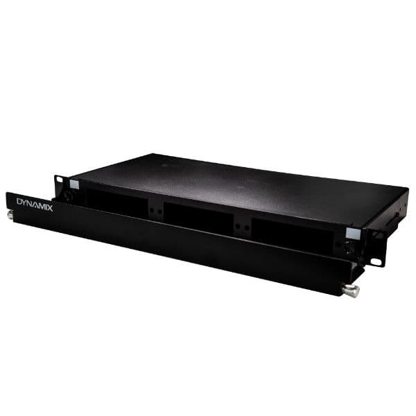 Dynamix DYNAMIX 19' 1U Fibre Patch Panel Three Slot. Metal Sliding Drawer FPP3PC