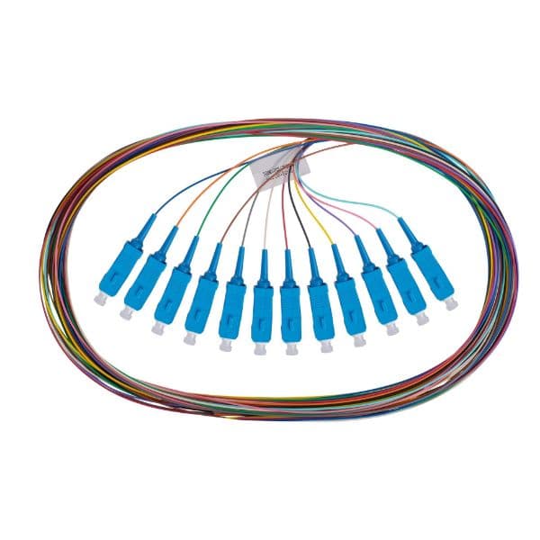 Dynamix DYNAMIX 2M SC Pigtail G657A1 12 Pk Colour Coded, 900um Single-mode FPT-OS1SC-12