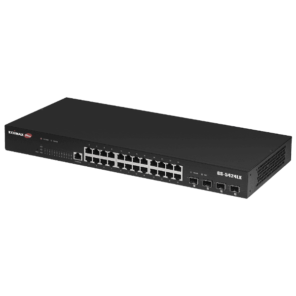 Edimax EDIMAX 28 Port Gigabit Web Smart Rack-mount Switch. GS-5424LX