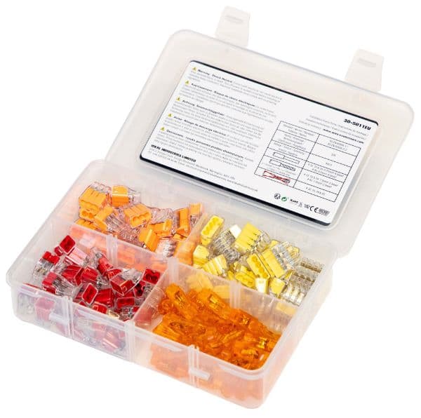Ideal Industries IDEAL INDUSTRIES 32A Push-In Connector Kit. Box of 120 IDL30-5011EU
