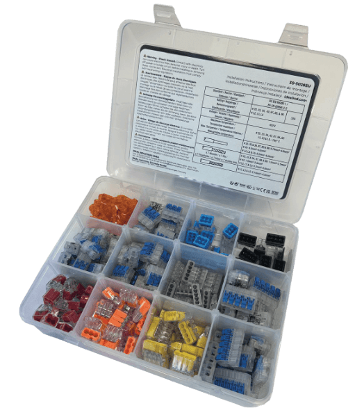 Ideal Industries IDEAL INDUSTRIES Premium Push-In and Lever Wire Kit. Box of 240 IDL30-5026EU