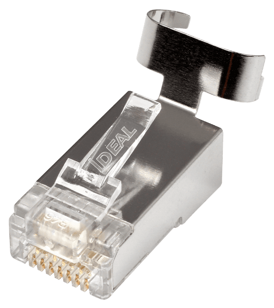 Ideal Industries IDEAL INDUSTRIES CAT6A/6/5e STP RJ45 Push Through Plug (Staggered). IDL85-368