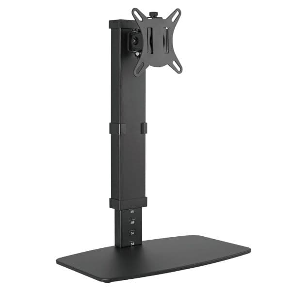 Brateck 17''-32'' Single Screen Vertical Lift Steel Monitor 10 View Height Settings LDT67-T01-BLK