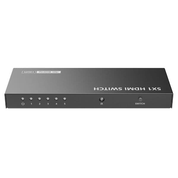 Lenkeng 4K 5-In-1-Out HDMI HDR Switch. Support 12 Bit Full HD Video 3D Video & 4Kx 2K@30/60 LKV501HDR-V3-0