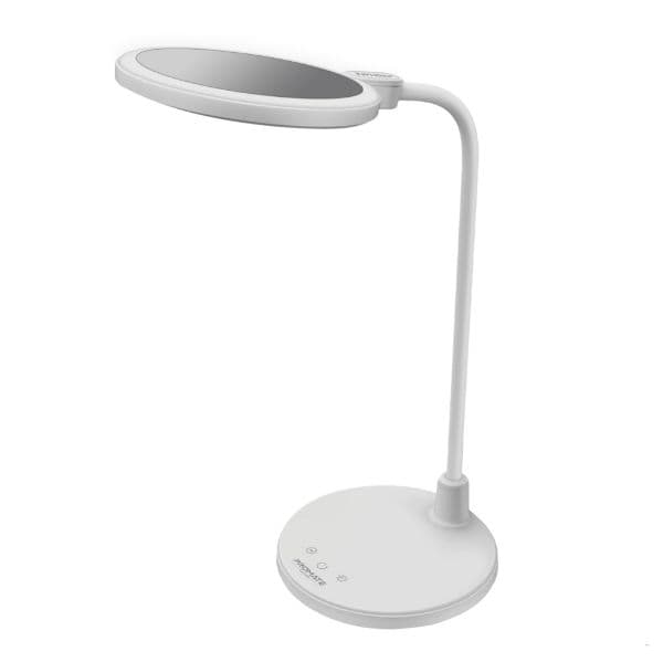 PROMATE PROMATE Flexible Gooseneck LED Desk Lamp with Ring Light Vanity Mirror LUXO