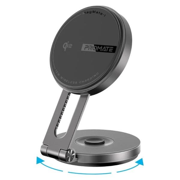 promate PROMATE 15W Qi2 Extending Magnetic Wireless Charging Mount. MAGMATE-1