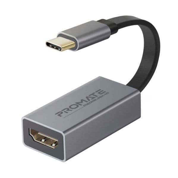 promate PROMATE USB-C to HDMI Adapter. Supports up to 4K@30Hz. Plug & MEDIALINK-H1
