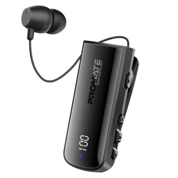 Promate PROMATE Mono Bluetooth Earphone with Dynamic HD Sound & Built-in MONOFLIX-BT