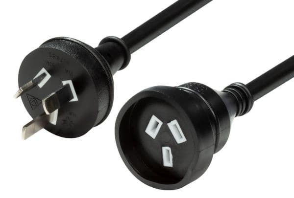 Dynamix DYNAMIX 3M 240v 10A Standard Duty Power Extension Lead PEXT3MBK