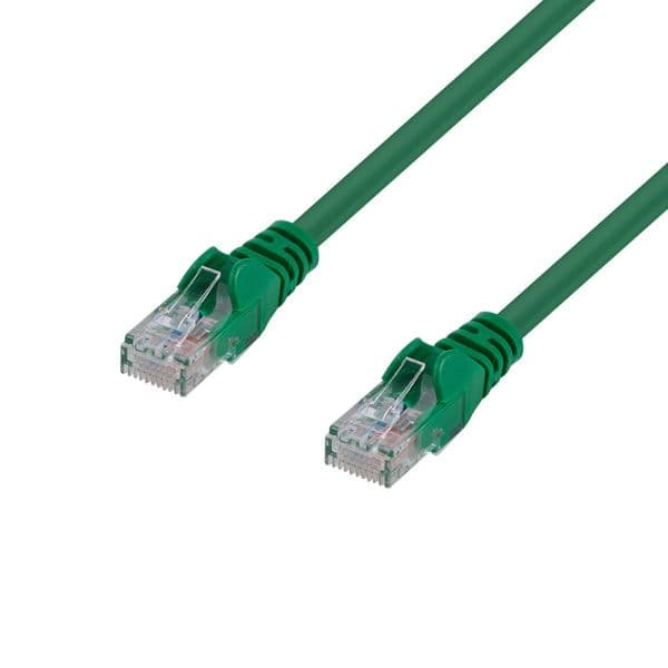 Dynamix DYNAMIX 7.5m Cat6 Green UTP Patch Lead (T568A Specification) 250MHz PLG-C6A-7H