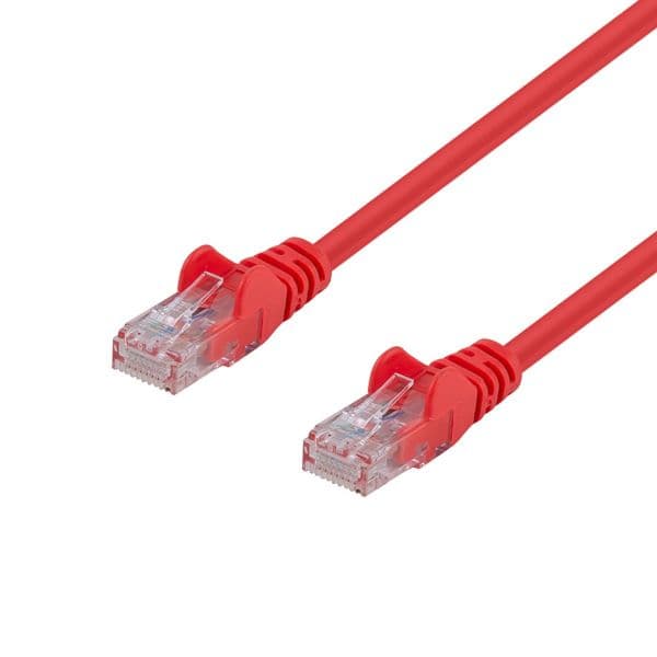 Dynamix DYNAMIX 7.5m Cat6 Red UTP Patch Lead (T568A Specification) 250MHz PLR-C6A-7H