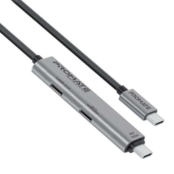Promate PROMATE 1.5m 100W USB-C to USB-C Dual USB-C Port Data & Charge PORTLINK-C3