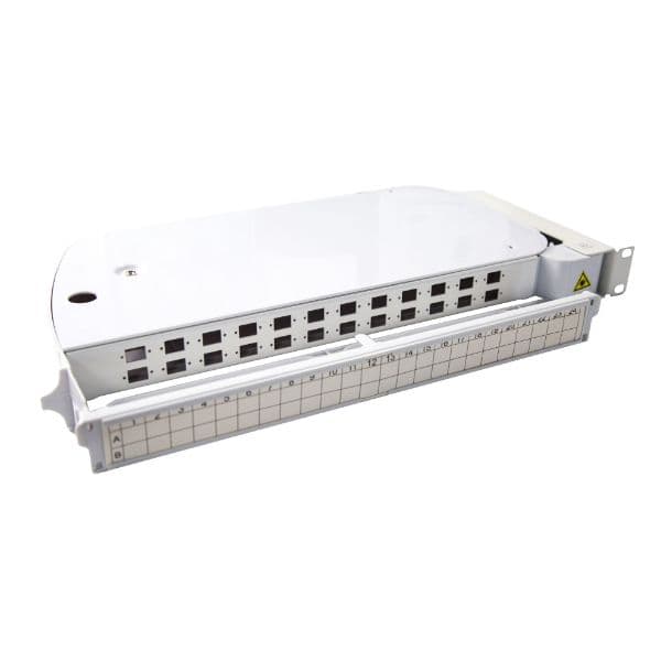 Dynamix DYNAMIX 1U Rotary 24 Ports SC Simplex, Footprint Unloaded PPPR24S