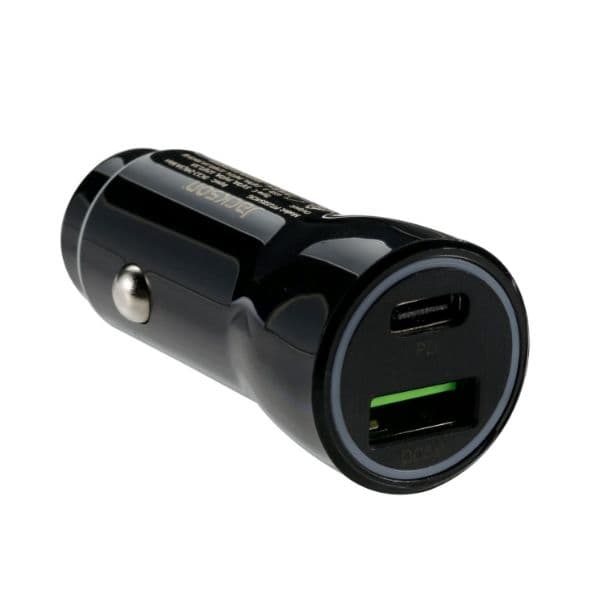 Jackson JACKSON 5.4A Dual Port In-Car Phone Charger with 1x USB-A & 1x USB-C PTUSB54CIG