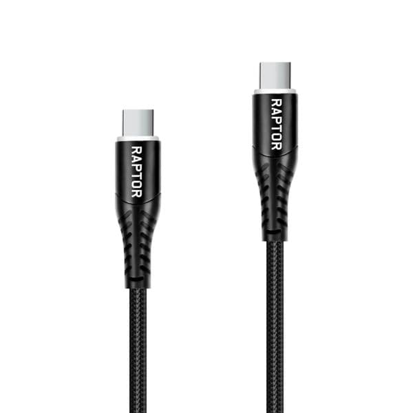Jackson Raptor 3m 100W Braided USB-C to USB-C Cable Rapid Charge RAP100WBC3M