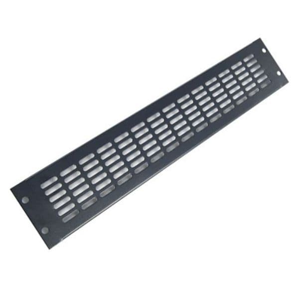 Dynamix DYNAMIX 2RU Vented Blanking Panel. Black Colour RAVBP-2RU