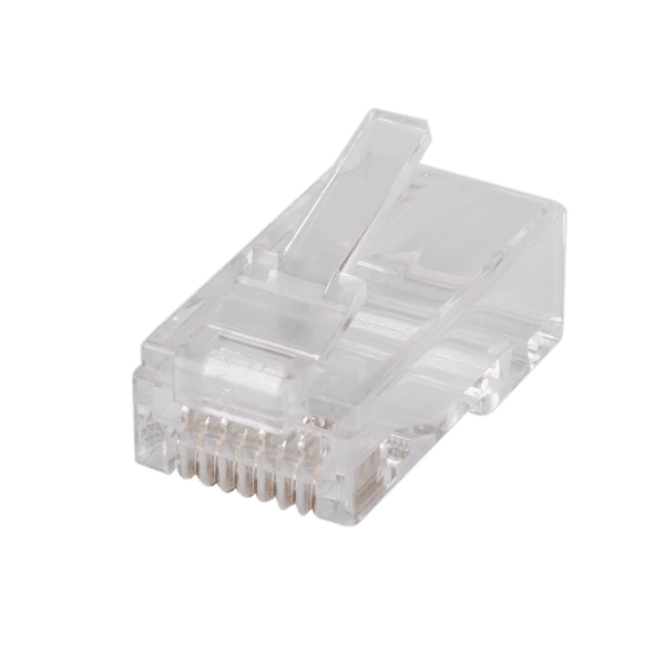Dynamix DYNAMIX Cat6 RJ45 Plug 100pc Jar, 8P8C 2 Piece Modular Plug. RJ-45-C6SR2-JAR