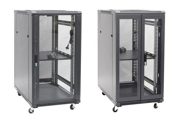 Dynamix DYNAMIX 22RU Server Cabinet 1000mm Deep (600 x 1000 x 1190mm). Incl. 1 RSR22-6X10